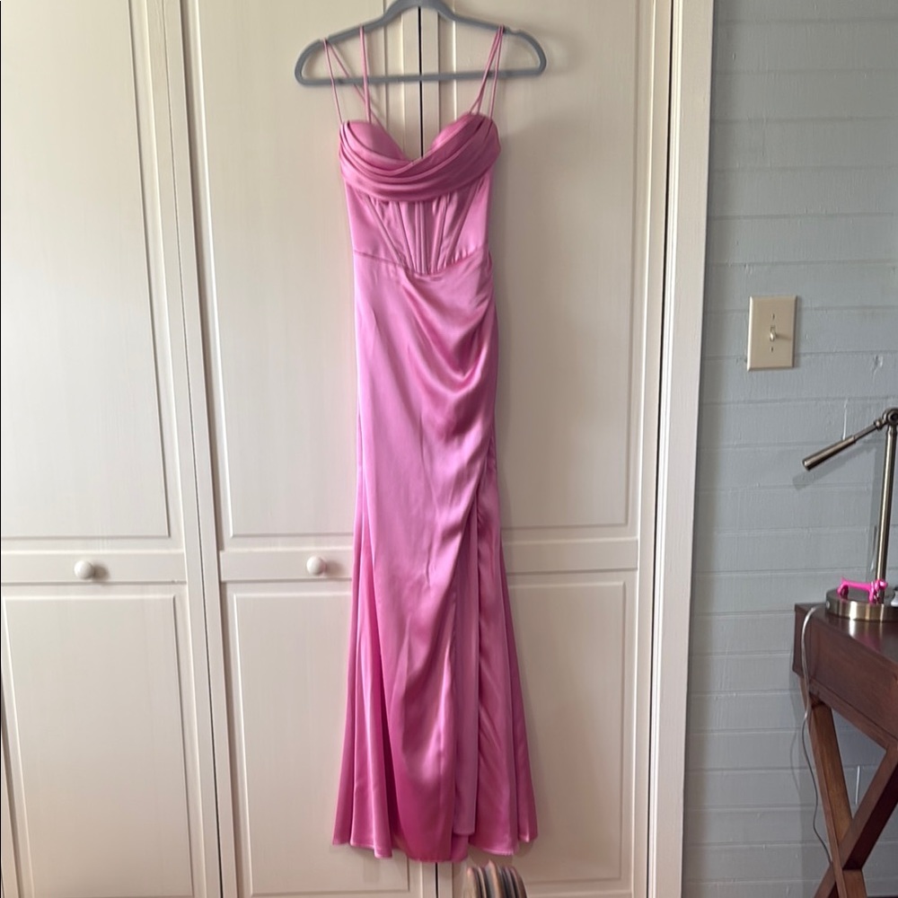 GB light pink formal gown